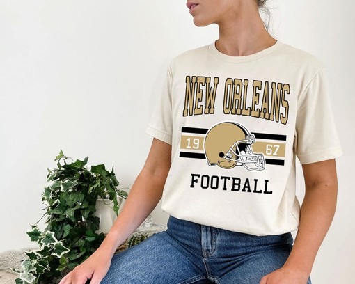 Vintage Retro New Orleans Football Sweatshirt Shirt for NFL Fans - Image 4