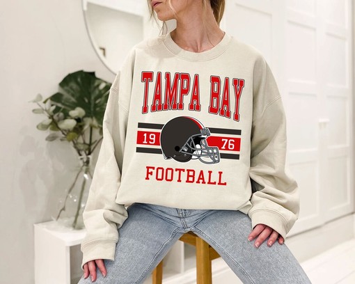 Vintage Retro Tampa Bay Football Shirt for NFL Fans - Grab Yours Today!