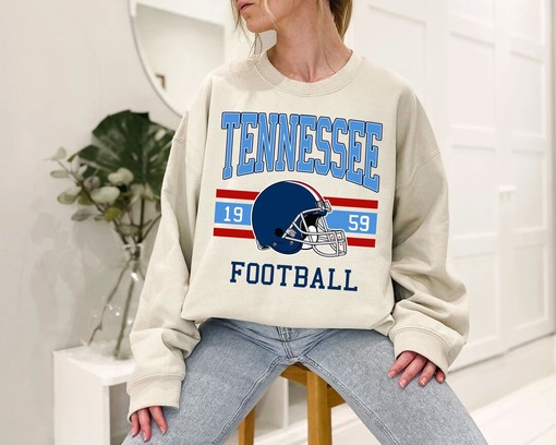 Vintage Retro Tennessee Football Shirt - Tennessee Football Sweatshirt for NFL Fans