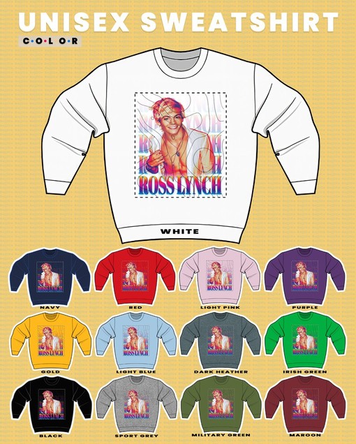 Vintage Ross Shor Lynch Sweatshirt - R5 Lynch Tee - Sabrina and Austin Lynch Pop Rock Tee - Riker and Ryland Lynch Merch - Image 3