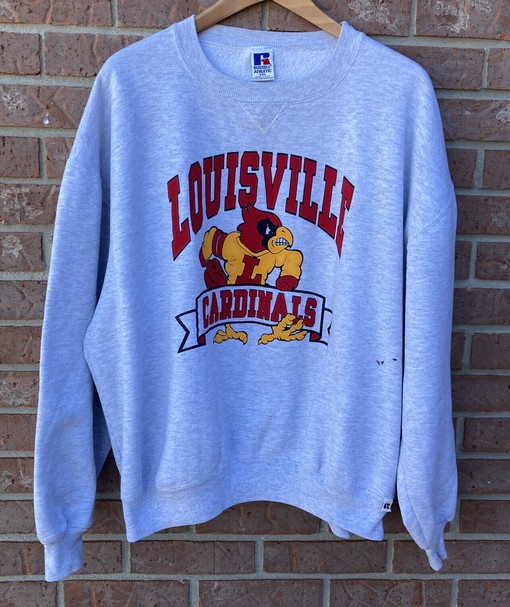 Vintage Russell Athletic Louisville Cardinals Distressed Sweatshirt