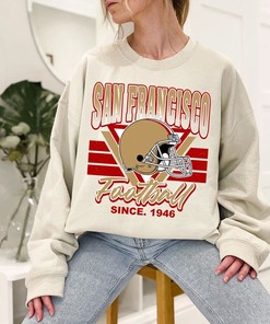 Vintage San Francisco Football Sweatshirt, Retro NFL Fans Shirt with State University Shirt