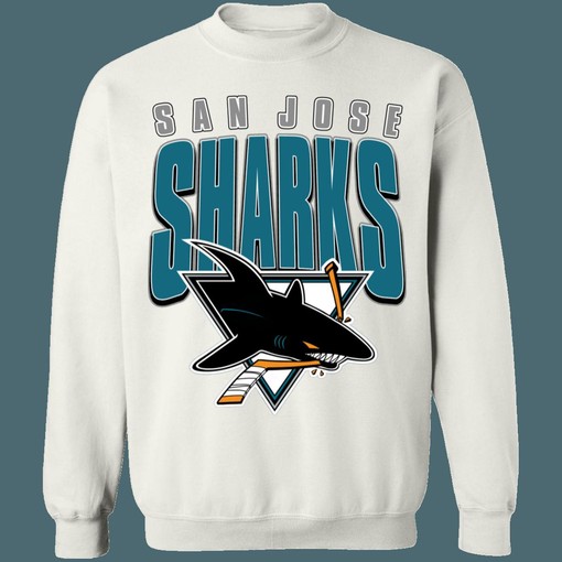 Vintage San Jose Sharks NHL Sweatshirt Hoodie TShirt for Hockey Lovers - Image 4