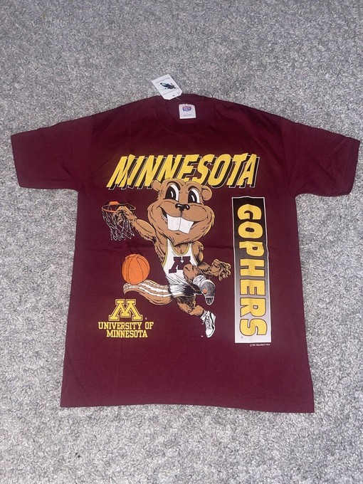 Vintage Saturday's Hero Minnesota Gophers Basketball Shirt for NCAA Football Fan Shirts