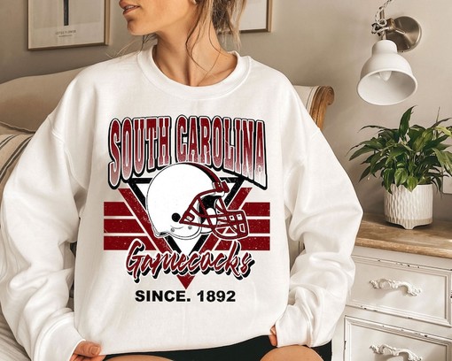 Vintage South Carolina Football NCAA Sweatshirt, University Fan Shirt Perfect NCAA Gifts for Fans - Image 4