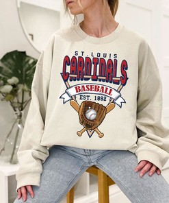 Vintage St. Louis Baseball Shirt, St. Louis MLB Shirt, Baseball Fan Gifts, St. Louis Fan Shirt with College Shirts