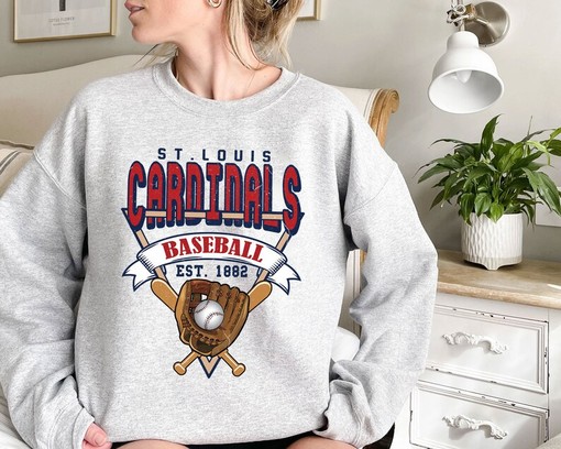 Vintage St. Louis Baseball Shirt, St. Louis MLB Shirt, Baseball Fan Gifts, St. Louis Fan Shirt with College Shirts - Image 2