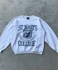 Vintage St. Mary College Sweatshirt, College Shirts, Gift For Her, Gift For Him, Hoodie