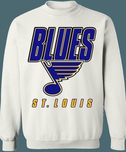 Vintage St.Louis Blues NHL Sweatshirt Hoodie TShirt for Hockey Lovers