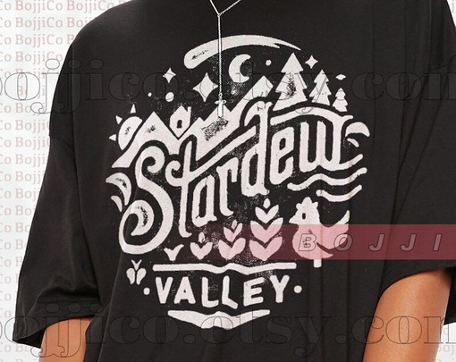 Vintage Stardew Valley Gaming Tee, PIxel 8-Bit Game Shirt - Film T-shirt - Image 2