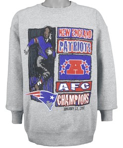 Vintage Starter New England Patriots AFC Champions Crew Neck Sweatshirt 1997 Unisex American Football Shirt
