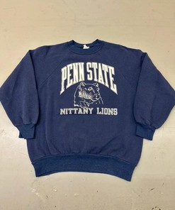 Vintage Style 1980s Penn State Nittany Lions NCAA T-Shirt Sweatshirt - Show Your Love for American Football