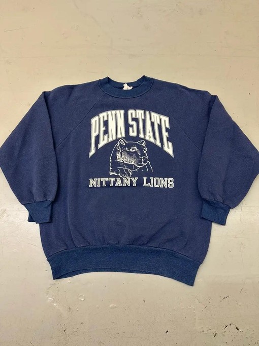 Vintage Style 1980s Penn State Nittany Lions NCAA T-Shirt Sweatshirt - Show Your Love for American Football