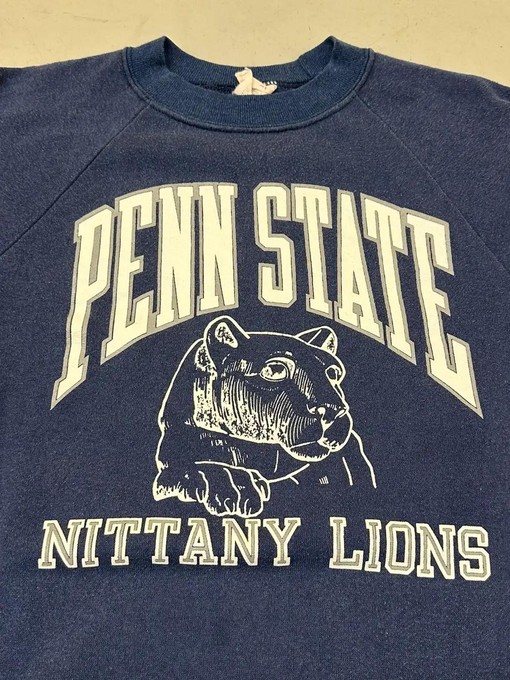 Vintage Style 1980s Penn State Nittany Lions NCAA T-Shirt Sweatshirt - Show Your Love for American Football - Image 2