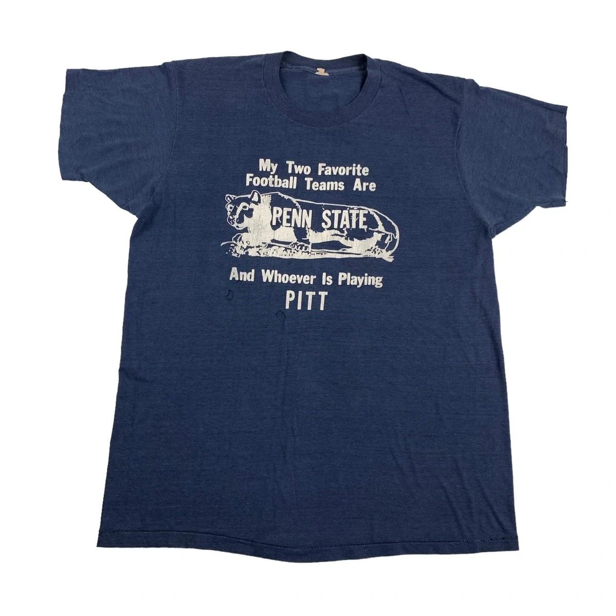 Vintage Style 1980s Penn State T-Shirt - Size Medium - Sweatshirt, Hoodie Gifts for Sports Lovers