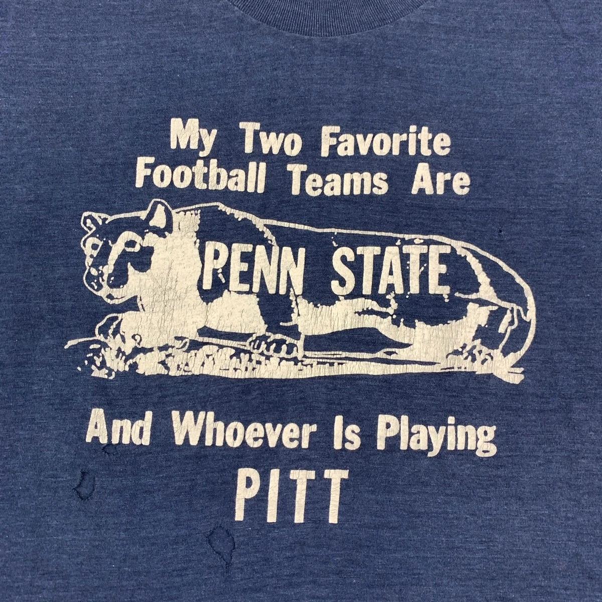 Vintage Style 1980s Penn State T-Shirt - Size Medium - Sweatshirt, Hoodie Gifts for Sports Lovers - Image 2