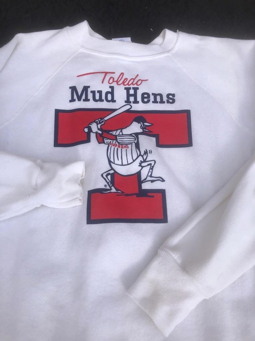 Vintage Style 1980s Toledo Mud Hens Rare Drop Shoulder Collection with American University Shirts