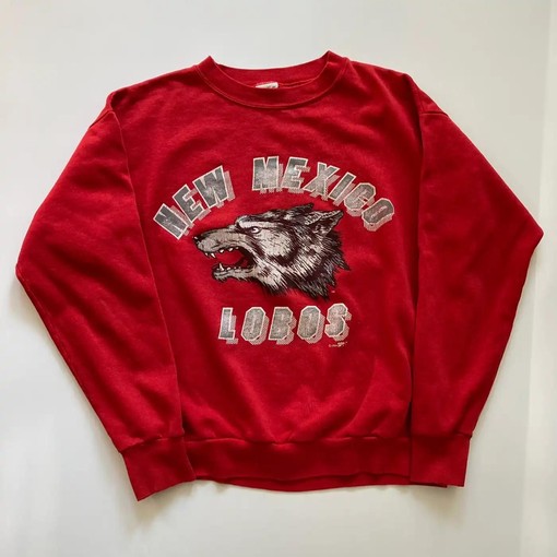 Vintage Style 1984 New Mexico Lobos Reprinted T-Shirt, Sweatshirt, and Pullover Hoodie