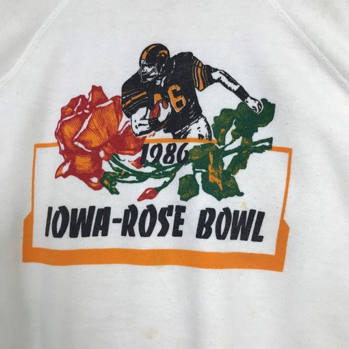 Vintage Style 1986 Champion Iowa State Rose Bowl American Football Team Crewneck Sweatshirt Sweater Pullover, Hoodie - Image 2