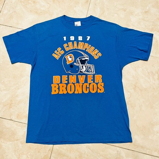 Vintage Style 1987 Denver Broncos Sweatshirt T-Shirt, NFL Football Teams Gifts For Fans, with retro NCAA shirts