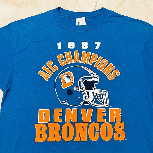 Vintage Style 1987 Denver Broncos Sweatshirt T-Shirt, NFL Football Teams Gifts For Fans, with retro NCAA shirts - Image 2