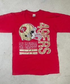 Vintage Style 1990s San Francisco 49ers NFL Football Sports Sweatshirt T-shirt, Support Your Team in Comfort