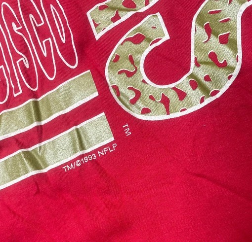 Vintage Style 1990s San Francisco 49ers NFL Football Sports Sweatshirt T-shirt, Support Your Team in Comfort - Image 3
