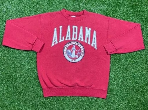 Vintage Style 1990s University of Alabama Roll Tide Crewneck Sweatshirt, Vintage Style 90s Shirt - College Shirts