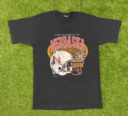 Vintage Style 1990s University of Nebraska Cornhuskers T-Shirt & Hoodie - Classic NCAA Fans Edition