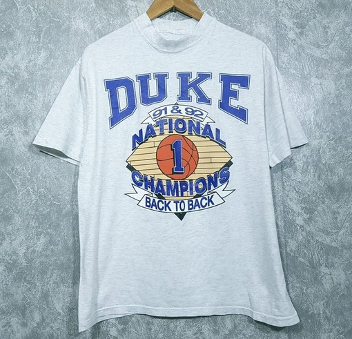 Vintage Style 1992 University of Duke T-Shirt, Vintage NCAA Duke Shirt, Perfect for Duke Fans