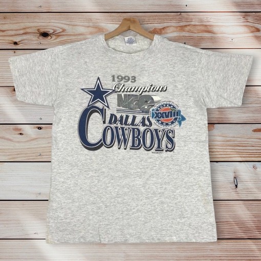 Vintage Style 1993 NFC Dallas Cowboys Super Bowl Champions Tee, Hoodie and Sweatshirt Ideal for Fans