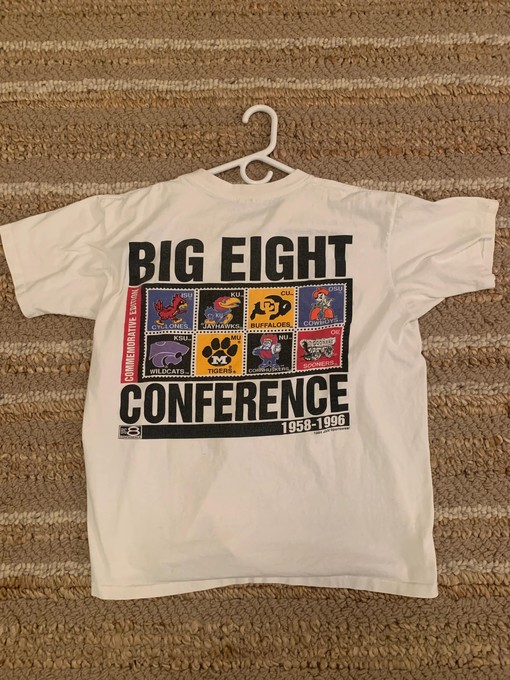 Vintage Style 1994 Big Eight Conference Basketball 90s University American Sweatshirt - Gifts for NCAA Fans