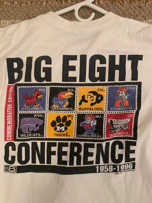 Vintage Style 1994 Big Eight Conference Basketball 90s University American Sweatshirt - Gifts for NCAA Fans - Image 2