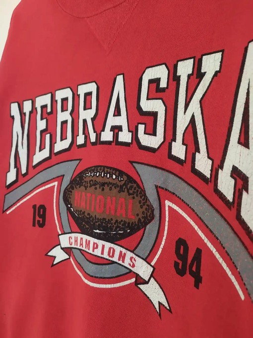 Vintage Style 1994 Nebraska National Champion Sweatshirt - University of America Edition - Image 2