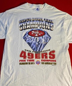 Vintage Style 1994 San Francisco 49Ers Super Bowl XXIX Starter Sweatshirt T-shirt for Fans