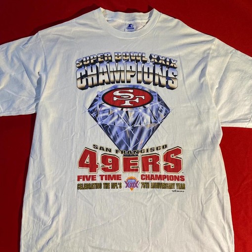 Vintage Style 1994 San Francisco 49Ers Super Bowl XXIX Starter Sweatshirt T-shirt for Fans