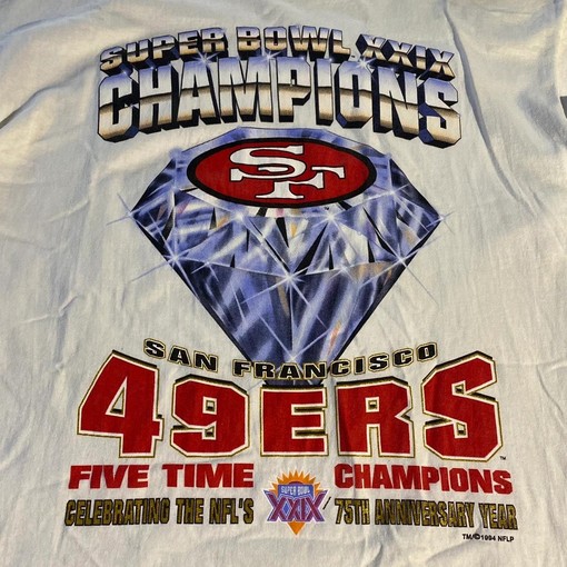 Vintage Style 1994 San Francisco 49Ers Super Bowl XXIX Starter Sweatshirt T-shirt for Fans - Image 2
