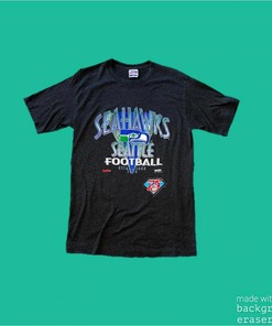 Vintage Style 1994 Seattle Seahawks American University T Shirt Sweatshirt T-shirt