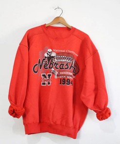 Vintage Style 1994 University of Nebraska Cornhuskers Huskers Champions Sweatshirt - Classic NCAA Fans Edition
