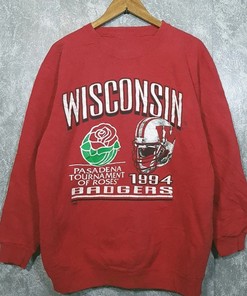 Vintage Style 1994 University of Wisconsin Badgers Sweatshirt in a 90s Style Shirt