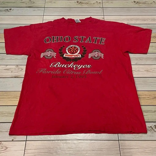 Vintage Style 1995 Ohio State Buckeyes NCAA Prosport Sweatshirt Hoodie with Football Game Day T-Shirt Lover Print