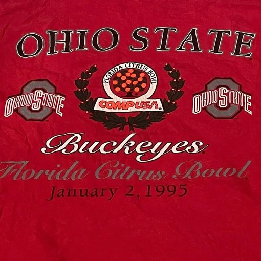 Vintage Style 1995 Ohio State Buckeyes NCAA Prosport Sweatshirt Hoodie with Football Game Day T-Shirt Lover Print - Image 2