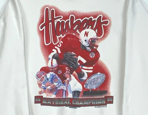 Vintage Style 1995 University of Nebraska Cornhuskers National Champs Sweatshirt - Classic NCAA Fans Edition - Image 2