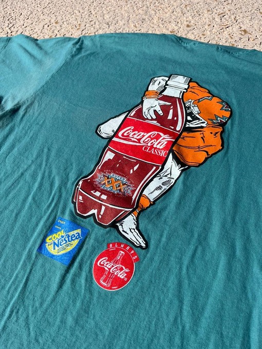 Vintage Style 1996 Coke NFL Sweatshirt T-Shirt, NFL Football Teams Gifts For Fans, with sport shirts girls - Image 2
