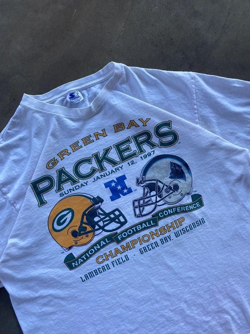 Vintage Style 1997 Green Bay Packers Football Conference NCAA Shirts Sweatshirt T-shirt - Image 2