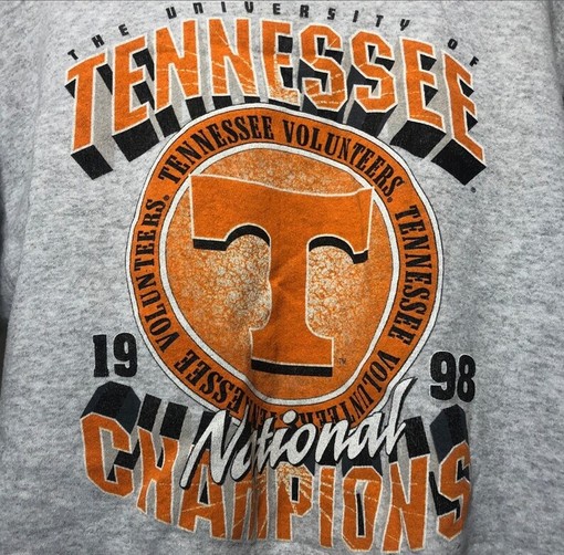 Vintage Style 1998 University Of Tennessee National Champions Sweatshirt - NCAA Shirt for Tennessee Volunteers Fans - Image 2