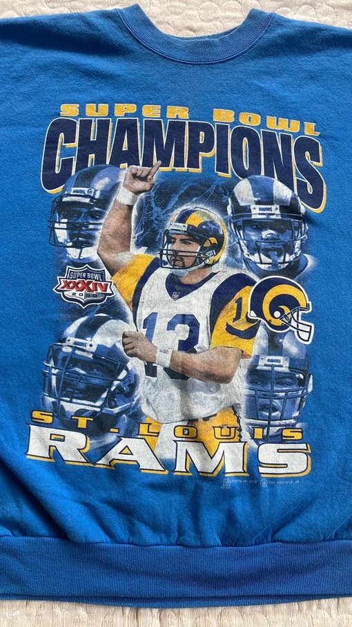 Vintage Style 2000 NCAA Champion Superbowl Sweatshirt T-shirt, Football Gifts for Fans - Image 2