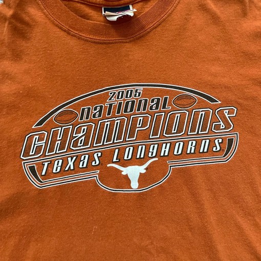 Vintage Style 2005 National Champions Shirt Texas Longhorns Hoodie Sweatshirt - Perfect Gifts for Sports Lover - Image 2