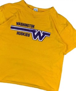 Vintage Style 80S Washington Huskies T-Shirt Sweatshirt American Football Sweatshirt Sports Gifts