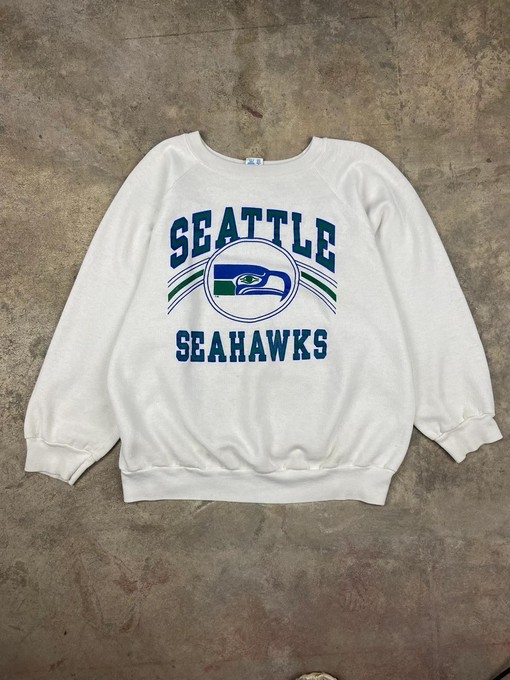 Vintage Style 80s Champion Seattle Seahawks NFL Football Sweatshirt T-shirt, Show Your Team Spirit